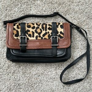 The Sak leopard cross body bag